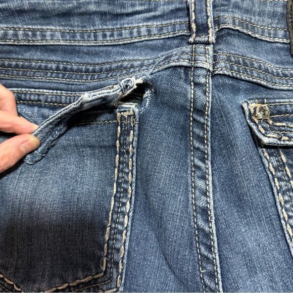 Miss Me 34 JES179SL Skinny comfort Jeans Flap Pocket Embroidered - Picture 12 of 13